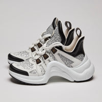 LV Archlight Sneakers (White/Silver/Black) Size 37.5(side)