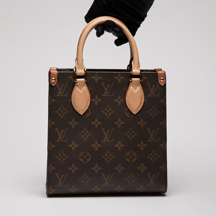 LV Mini Sac Plat BB Monogram Tote Bag