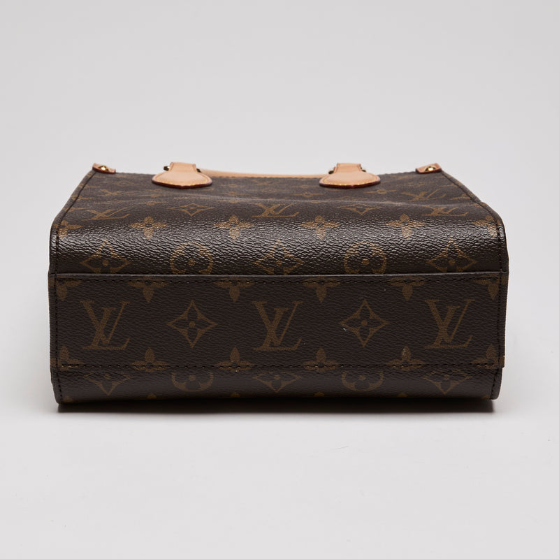 LV Mini Sac Plat BB Monogram Tote Bag(bottom)