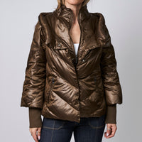 Max Mara Brown Down Jacket Size 38