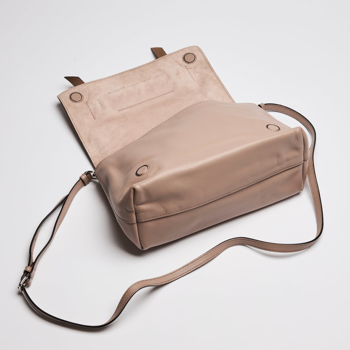 Miu Miu Beige Messenger Flap Style Bag