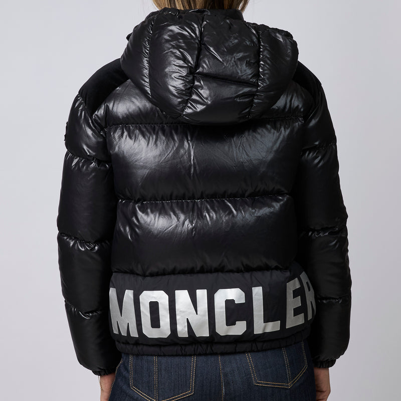 Moncler Black Down Puffer Jacket Size 14