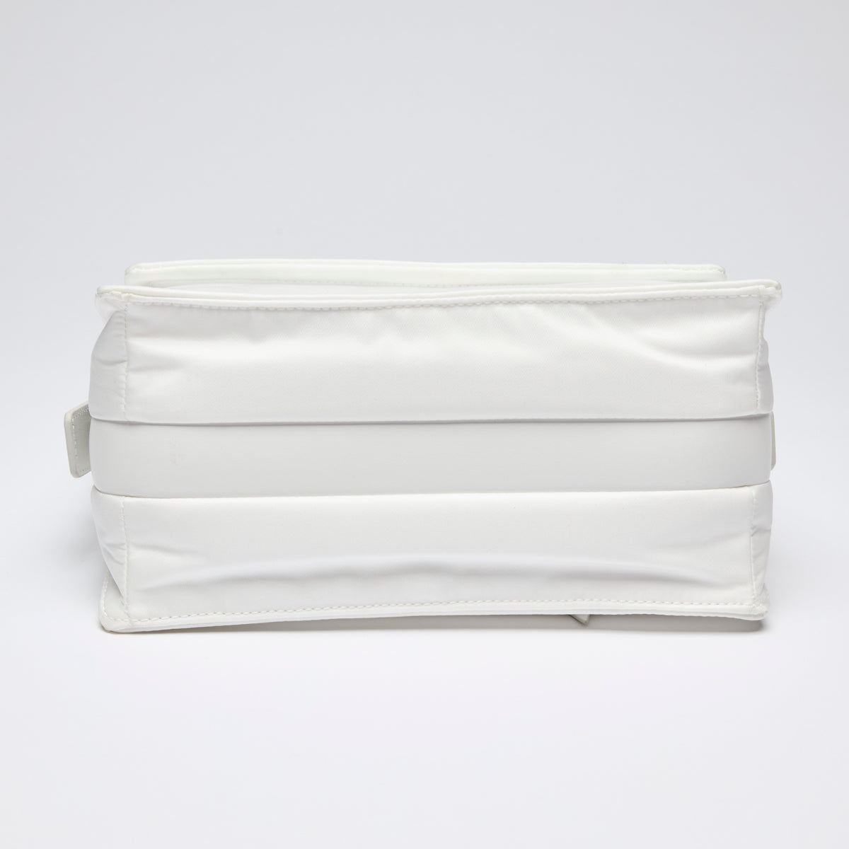 Excellent Pre-Loved White Nylon Crossbody Bag. (bottom)