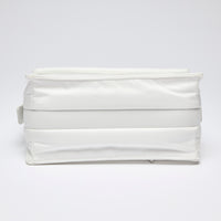 Excellent Pre-Loved White Nylon Crossbody Bag. (bottom)