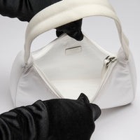 Prada Re-Nylon White Shoulder Bag