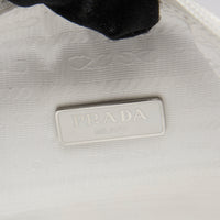 Prada Re-Nylon White Shoulder Bag