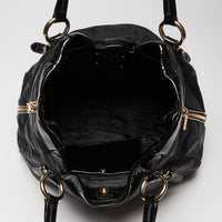 Prada Tessuto Nylon Spazzolato Tote Black (interior)