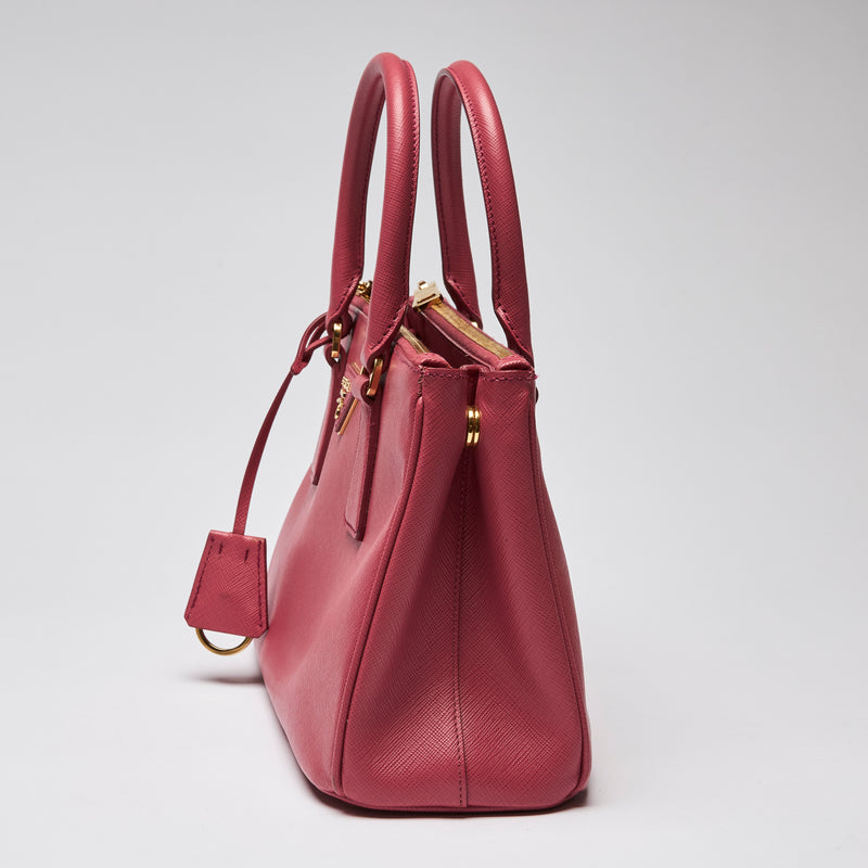 Prada Pink Small Size Galleria Handbag