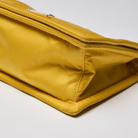 Prada Giallo Tessuto Nylon Chain Flap Bag in Yellow