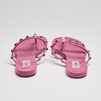 Valentino Pink Jelly Rockstud Sandals Size 39