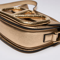 Valentino Garavani Gold Supervee Crossbody Bag (Corner)