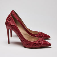 Valentino Garavani Nappa Swirl Pumps Red Size 40.5