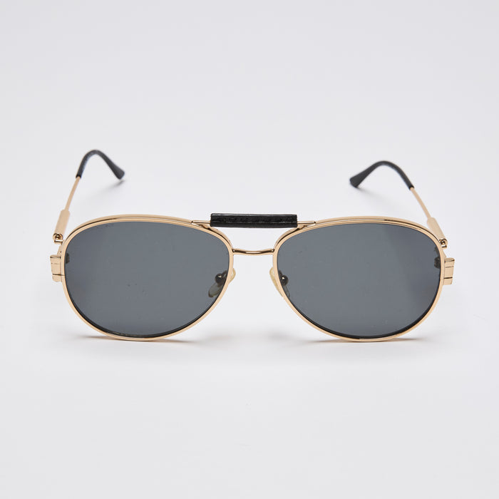 Versace Gold Pilot Sunglasses