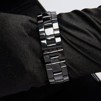 Excellent Pre-Loved Black Ceramic Automatic 38mm Watch with Diamond Pave Dial(clasp)
