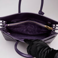 Saint Laurent Calfskin Medium Sac De Jour Purple (Interior)